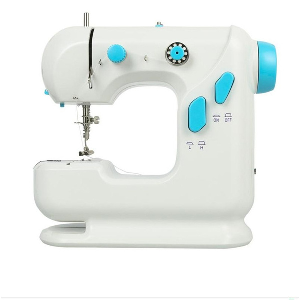 1 Set Mini Sewing Machine Electric Multifunctional Small Sewing Machine  Sewing Supply with Extension Desk for Home DIY Sewing (US Plug)